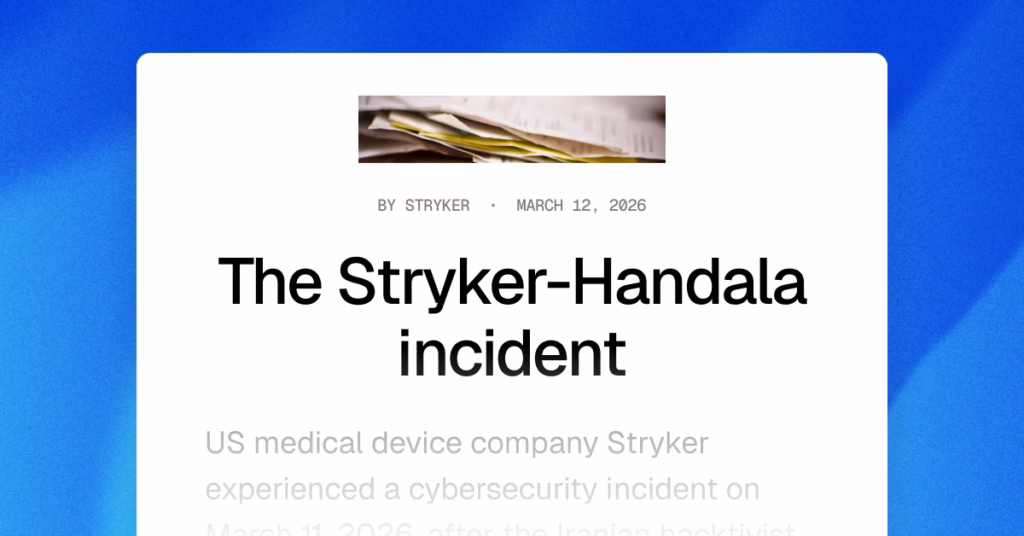 The Stryker-Handala incident: Should you send out an employee alert?